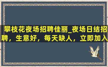 漳州夜场招聘